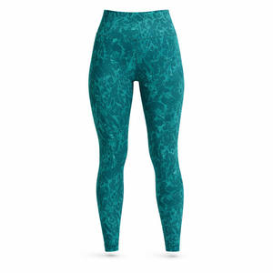 Custom Printed Solid Lightweight Breathable Elastic Waist Yoga <b>Leggings</b> Women High Waisted Seamless Scrunch Butt Gym Fitness OEM - Product Image 1
