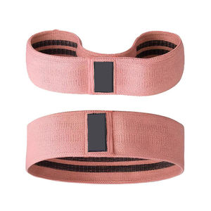 Bande de résistance pour les fessiers en coton et latex avec logo personnalisé, antidérapante, pour la gym - Product Image 2