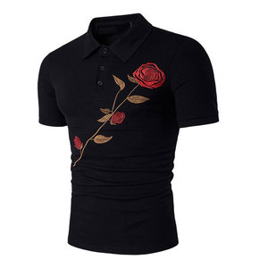 Camisetas Polo Bordadas de Color Sólido Fabricadas en Pakistán para Hombre, Camisetas Polo Bordadas Casuales con Logotipo Impreso Personalizado - Product Image 1
