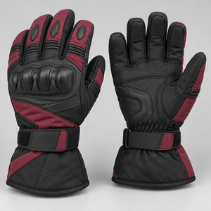 Guantes de Invierno para Motocicleta, Aislantes Térmicos, Diseño a Prueba de Viento, Material Duradero para Aventuras en Moto en Clima Frío - Product Image 1