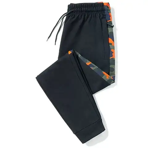 Lightweight Breathable Baggy Nylon Sports Track Pants Athletic Joggers Black Zipper Pockets Adjustable Cuff <b>Trousers</b> for <b>Men</b> - Product Image 4