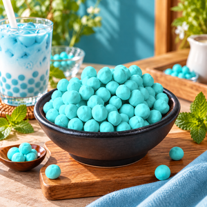 ไข่มุกบัวลอยสีฟ้าสดใส KEI FU สำหรับชานมไข่มุก ขายส่ง - Product Image 2