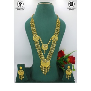 Collar y Pendientes de Moda para Mujer, Estilo Étnico Tradicional Chapado en Oro, Estilo Árabe, Dubai, Medio Oriente, África - Product Image 4