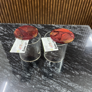 2024 <b>New</b> Arrival Luxury Acrylic Chocolate Box with Resin Wooden Lid Acrylic Storage Box for Ramadan & Eid Mubarak Made in India - Product Image 4