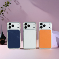 Nouvelle coque de téléphone portable magnétique tendance au design orange pour iPhone 16 15 17 Pro Max, protection de haute qualité