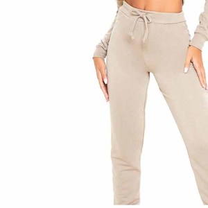Private Label Comfortable Pullover <b>Tracksuit</b> Fit <b>Plain</b> New Arrival Winter Warm Women <b>Tracksuit</b> 2 Piece OEM Manufacturer - Product Image 2