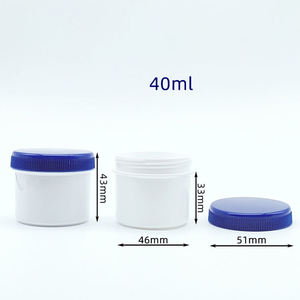 Pot en plastique PP naturel à parois droites de 1 OZ, avec sceau doré et couleur personnalisée, 43-400 Pots en plastique - Product Image 4