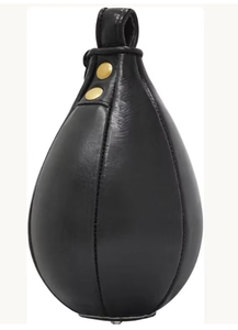 Sac de vitesse en PU noir avec motif visage en colère pour l'entraînement de boxe, sacs de vitesse SpeedPro, FastPack - Product Image 3