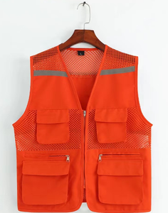 Gilet de sécurité routière personnalisable, design sur mesure, prix abordable, durable, respirant, écoresponsable, service OEM. - Product Image 6