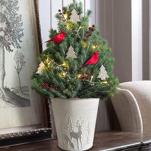 Jardinière moderne et unique en métal gaufré en fer avec poignée en corde et entièrement personnalisée. - Product Image 4