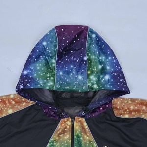 Sudadera con Capucha de Poliéster con Estampado de Galaxia, Sublimada, Ecológica, Unisex, de Alta Calidad, para Gimnasio, Yoga, Invierno, Personalizada al por Mayor - Product Image 3