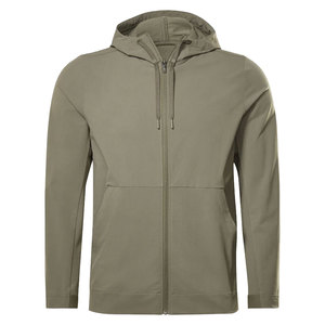 Sudadera con capucha ligera de alto rendimiento para hombre, corte ajustado, con cremallera completa, para gimnasio, informal, con bolsillos, venta al por mayor personalizada - Product Image 6