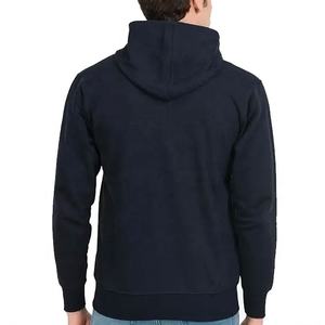 Sudaderas con capucha de hombre personalizadas al mejor precio, Jersey informal cómodo de invierno con cremallera y tejido polar teñido liso de algodón 100%, venta al por mayor OEM - Product Image 2