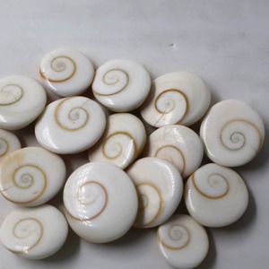 Vente en gros de bijoux artisanaux en pierre Œil de Shiva, petite taille, Gomti Chakra avec coquillage marin sculpté en cristal - Product Image 2