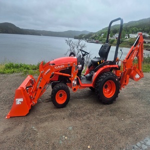Compre un Tractor Compacto Kubota B2650 de 26 HP, 4x4, Diésel, con Cargador y Retroexcavadora para Uso Agrícola y de Construcción - Product Image 4