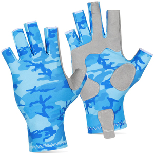 Guantes de Pesca Profesionales de Color Sólido, Material PU Antideslizante, Compatibles con Pantalla Táctil, Unisex, de la Mejor Calidad - Product Image 4