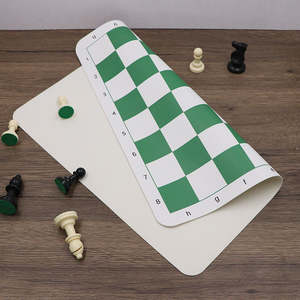 Jeu de backgammon de voyage personnalisé en cuir PU écologique de haute qualité, 21 pouces, carré, avec dés, cadeau de luxe professionnel - Product Image 2