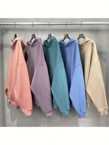 Fabricante de Sudaderas H5463, Sudaderas Personalizadas al por Mayor, Sudaderas Holgadas de Mezcla de Algodón de 350 g/m², Sudaderas Extra Grandes para Hombre y Mujer - Product Image 3