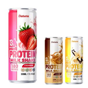 Batido de Proteína de Suero Certificado HALAL BRC ISO HACCP, Sabor Chocolate/Banana/Café, Lata de 330 ml (Enlatado), Deportivo para Adultos, OEM/ODM - Product Image 5