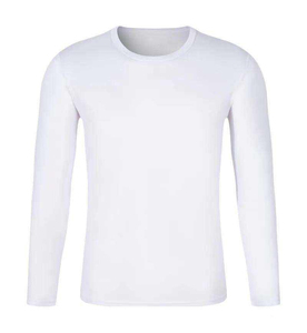 เสื้อยืดแขนยาวผ้าคอตตอน/ใยไผ่ถัก น้ำหนัก 280 กรัม ระบายอากาศได้ดี แห้งเร็ว รับผลิตตามแบบ OEM คุณภาพสูง พร้อมสกรีนโลโก้ตามต้องการ - Product Image 2