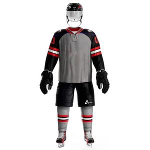 Ensemble de maillots de hockey sur glace réversibles unisexes personnalisables, vêtements de sport pour adultes et joueurs d'équipe, uniforme de hockey personnalisable - Product Image 2