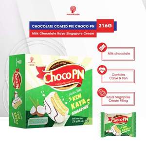 Galletas Suaves con Sabor a Chocolate Dulce de Alta Energía, Fabricadas en Vietnam, Empaque en Caja de 324g, Marca PN Kaya Singapore Filled - Product Image 6
