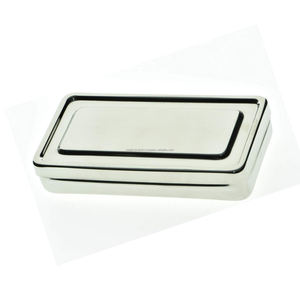 กล่องเก็บอุปกรณ์การแพทย์ ฝาปิดคุณภาพสูง ผลิตจากสแตนเลสสตีล ใช้งานได้ด้วยมือ ฆ่าเชื้อได้ ใช้ซ้ำได้ สำหรับการผ่าตัดและทันตกรรม ได้รับการรับรองมาตรฐาน CE ISO - Product Image 6