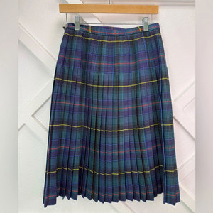 Vente en gros de jupes écossaises plissées en laine vintage pour femmes, jupes écossaises à carreaux pour filles, taille personnalisée 2026 - Product Image 5