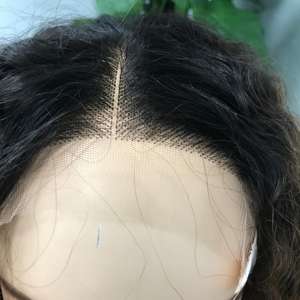 Perruque birmane bouclée avant en dentelle avec pour Ombre café 100% cuticule alignée Remy vierge Extensions de cheveux vietnamiens expédition rapide - Product Image 2