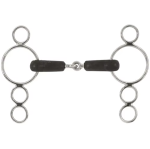 Stainless Steel Horse Bit Wholesale 4 Ring Dutch Gag Bit Single Jointed Snaffle Customizable <b>Equestrian</b> Horse Mouth Bit - Product Image 3