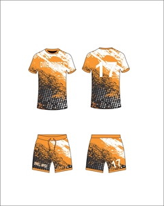 Maillots de football personnalisés et tenues de soccer - 100% polyester respirant, léger, séchage rapide, manches courtes pour hommes et femmes - Product Image 2