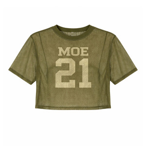 Camiseta Deportiva Corta de Malla Transparente para Mujer, Estilo Fútbol Americano, Transpirable, Ropa Urbana, Personalizable con Número, Fabricación de Prendas - Product Image 3