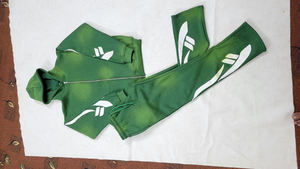 Conjuntos de Sudadera con Capucha y Pantalones de Chándal para Hombre, Estilo Desgastado, con Media Cremallera, Lavado Ácido Personalizado, Estilo Urbano, con Parche Bordado - Product Image 3