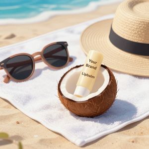 Bálsamo Labial de Manteca de Coco de 10 ml de Marca Privada, Vegano, Hidratante, Cuidado Labial, Humectante para Labios Rosados, Orgánico, con Vitamina C y Péptidos - Product Image 3