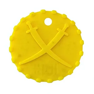 Medilab India - Mordedor Sensorial de Grado Alimenticio, Disco de Silicona para Masticar, Verde, Azul, Rojo, Juguete de Silicona para Niños - Product Image 3