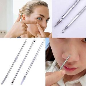 Facial Pore Cleaning Tool Stainless Steel <b>Blackhead</b> <b>Extractor</b> Whitehead Remover Acne Needle Professional Beauty Tool - Product Image 3