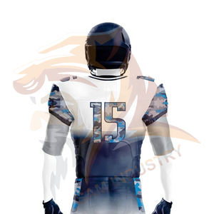 Meilleures ventes de vêtements de sport, ensembles d'uniformes de football américain, séchage rapide, 100% polyester, confortables à porter, uniforme de football américain - Product Image 6