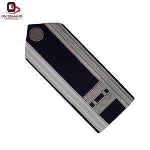 Insignes de grade uniformes professionnels brodés en tissu, conception personnalisée, qualité supérieure, fabricant d'usine, vente en gros - Product Image 2