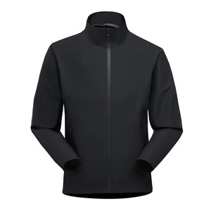 Veste softshell unisexe imperméable avec fermeture éclair, col montant, imprimé, vêtement d'extérieur, coupe classique, hiver, polyester/nylon, 360g - Product Image 6