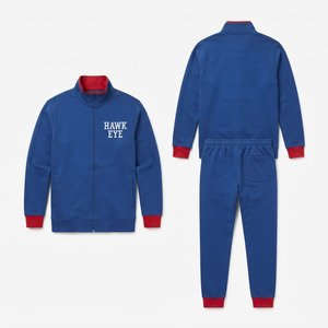 Conjunto Deportivo Hawk Eye Sports para Hombre, Sudadera con Capucha de Forro Polar Delgado de 300g, Pantalón Largo con Botones y Cordón Ajustable - Product Image 6