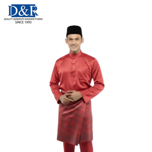 Meilleures ventes : Sarong islamique Pelikat pour hommes, OEM malaisien, vêtement traditionnel musulman, tissu de prière en polyester, pour mariage, style malais et indonésien - Product Image 4