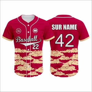 Uniforme de Béisbol Personalizado al por Mayor Wida Sports 2026, Jersey Sublimado, Ropa Deportiva Transpirable de Secado Rápido, Suministro del Fabricante OEM - Product Image 1