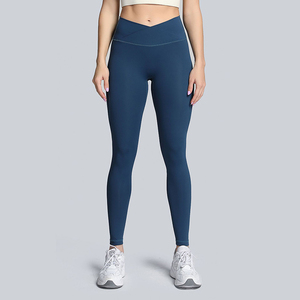 ราคาขายส่ง ชุดออกกำลังกายผู้หญิง กางเกงเลกกิ้งคุณภาพพรีเมียม กางเกงเลกกิ้งผู้หญิง สั่งทำโลโก้ได้ ชุดฟิตเนสผู้หญิง กางเกงเลกกิ้ง - Product Image 3