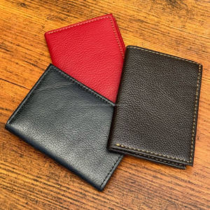 กระเป๋าสตางค์หนังพับได้หลากสีสำหรับใส่บัตร - Product Image 4