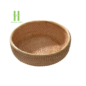 ตะกร้าหวายแบบกำหนดเองได้ ขายดี เป็นมิตรกับสิ่งแวดล้อม ผลิตในเวียดนามโดย HNH Craft เหมาะสำหรับใส่ของ จัดเก็บ หรือเสิร์ฟอาหาร - Product Image 3