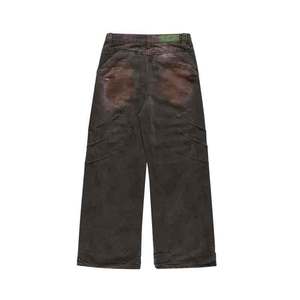 MEESAM LEATHER HOSIERY Jeans de Mezclilla Unisex 100% Algodón de Secado Rápido, Cintura Alta, Corte Recto, Estilo Vintage, para Invierno - Product Image 2