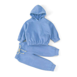 Vente Flash : Ensemble de Survêtement Personnalisé pour Bébés et Tout-Petits – Survêtement en Molleton Doux à Capuche et Taille Élastique, Respirant - Product Image 2