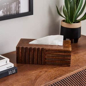 Timeless Wooden Tissue Box Holder For Classic And Modern Home Decor Offering Functional Storage With Natural Beauty - Product Image 3