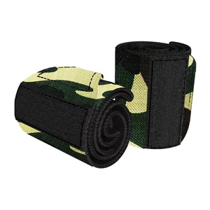 High Quality Wrist Support Gym Cotton Elastic Weight Lifting Wrist Wraps High Quality Gym Wrist Wraps Cheap Price OEM Custom - Product Image 1