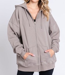 New Arrival Women's Casual Pullovers Trendy Long Sleeve Oversize Hoodie with Solid <b>Colour</b> Print Hoodies & Sweatshirts - Product Image 3